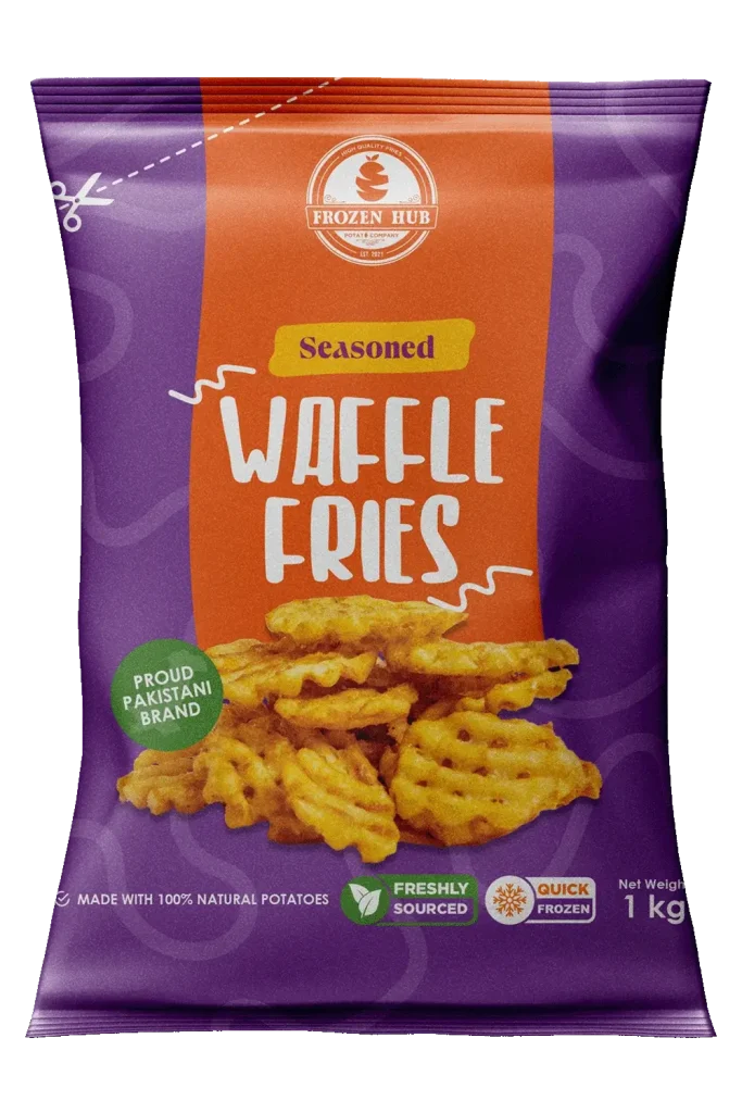 Seasoned Waffle Fries for everyone who love potatoes