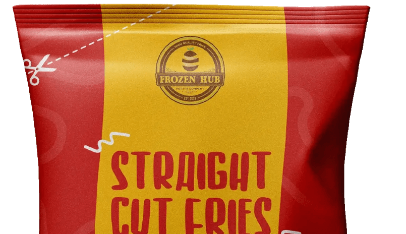 Frozen Hub Straight Cut Fries 9x9 — classic all-rounder frozen fries Pakistan